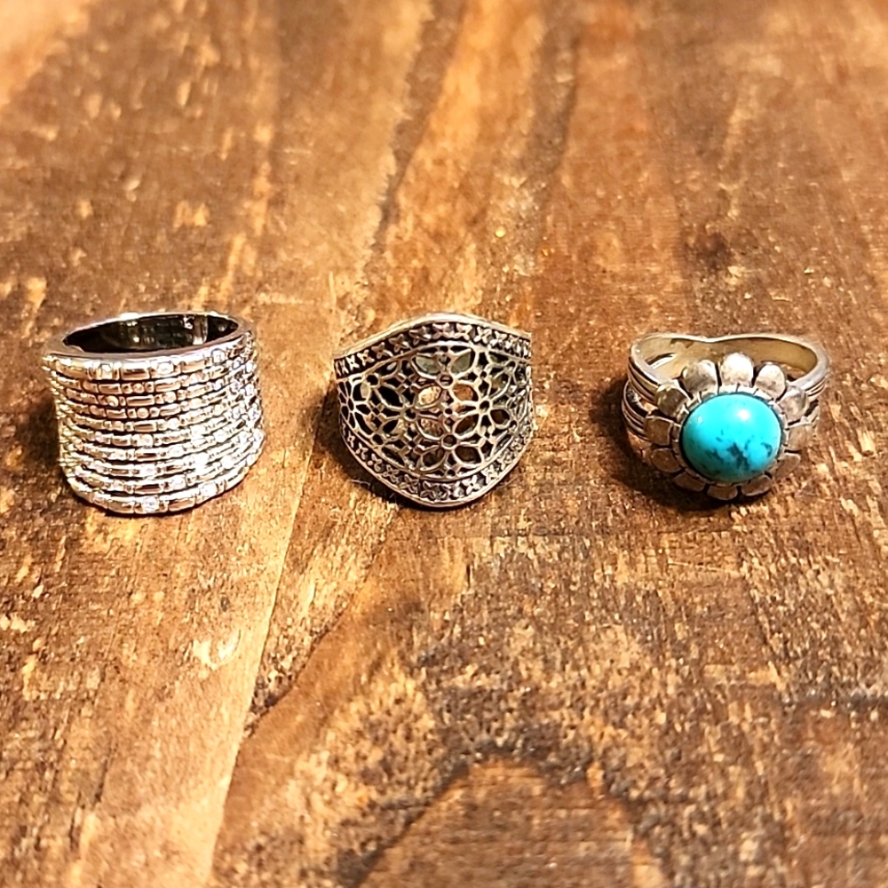 3 Rings Size 8